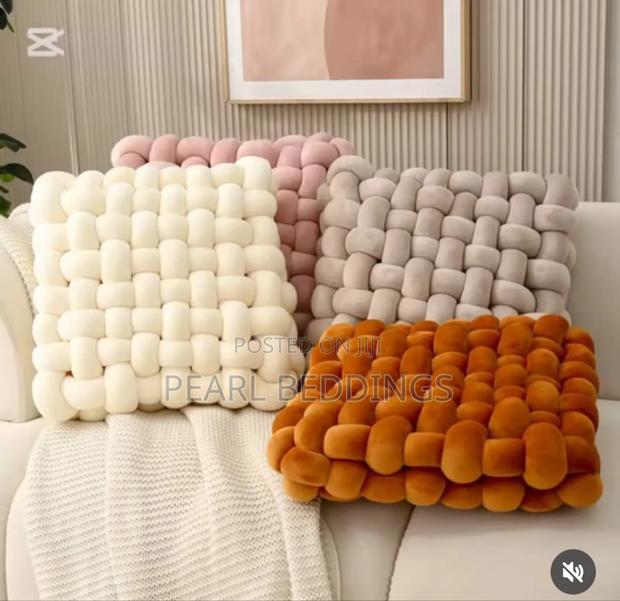 Premium Luxurious Knotted Pillows Available in Colors photo 11
