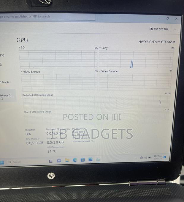 Laptop HP Omen 15-Ce0xx 8GB Intel Core I5 SSD 256GB photo 9