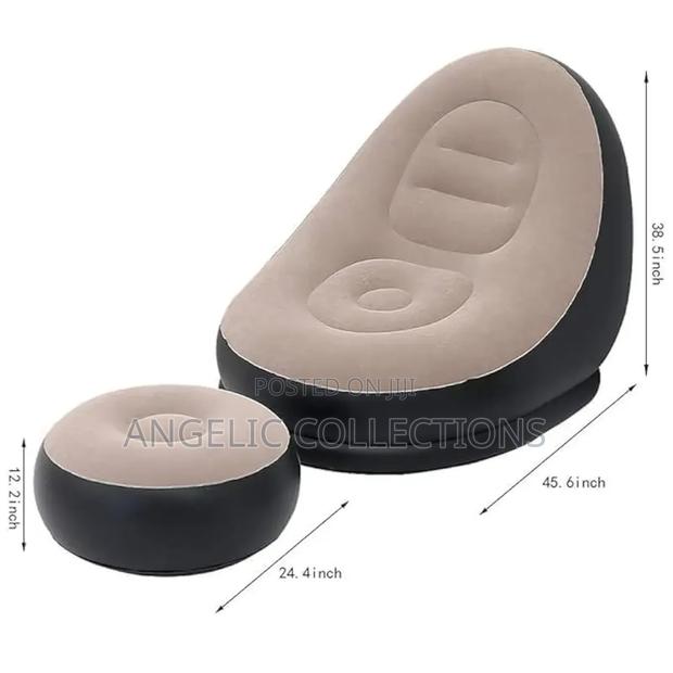 Inflatable Leisure Sofa Chair and Footstool · Photo 2