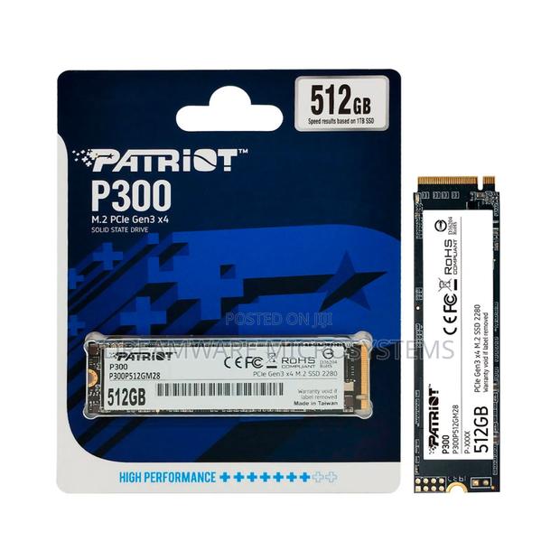Patriot P300 M.2 512gb SSD Gen 3 X4