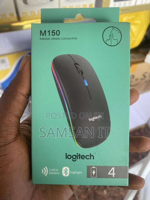 Wireless Rechargeable Dual Mode Logitech Mouse With Lighting photo 2