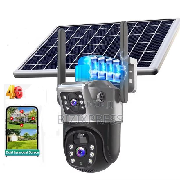 Double Lens Solar Security Camera photo 2