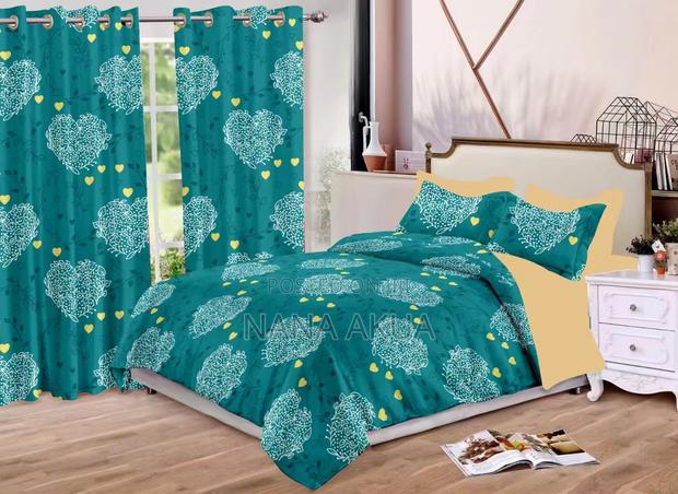 Bedsheet With Curtain