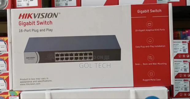 Hikvision Gigabit Switch 16port Plug and Play Rack Mount · Photo 4