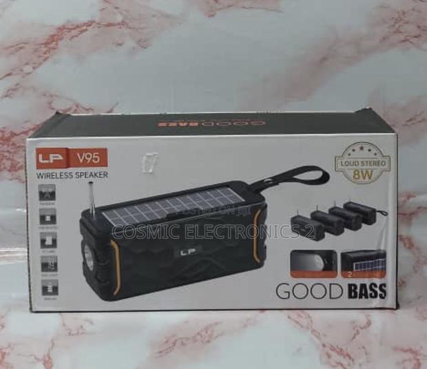 Lp V95 Wireless Speaker – Portable With Solar Panels photo 5
