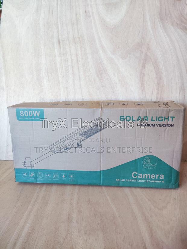 800w Starship Solar Surveillance Street Light + 64gb Sd photo 4