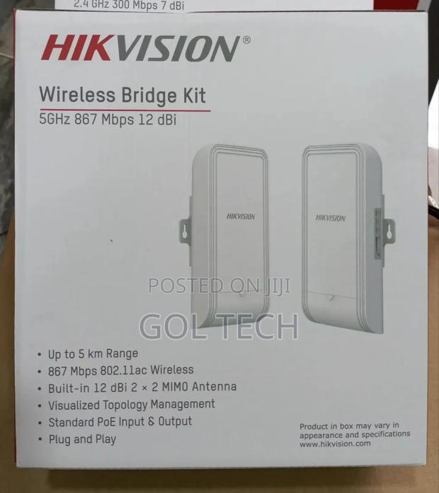 Hikvision Wireless Bridge Kit 5km Range 5ghz Ds-3wf02-5ac/D · Photo 3
