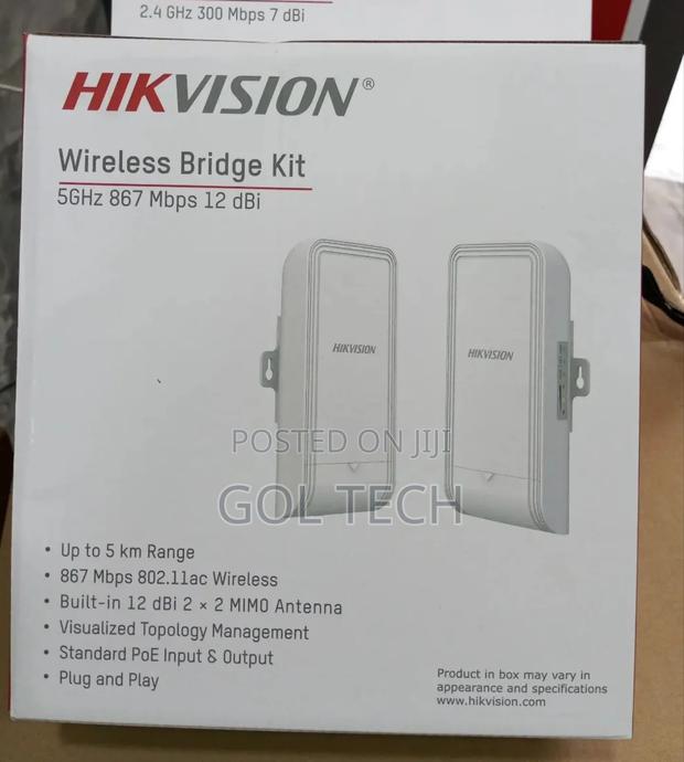 Hikvision Wireless Bridge Kit 5km Range 5ghz Ds-3wf02-5ac/D · Photo 4