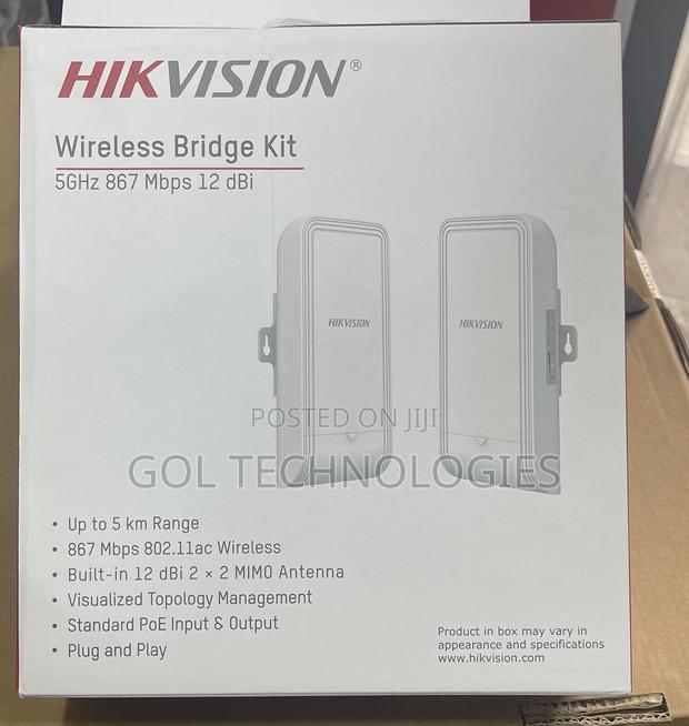 Hikvision Wireless Bridge Kit 5km Range 5ghz Ds-3wf02-5ac/D · Photo 3