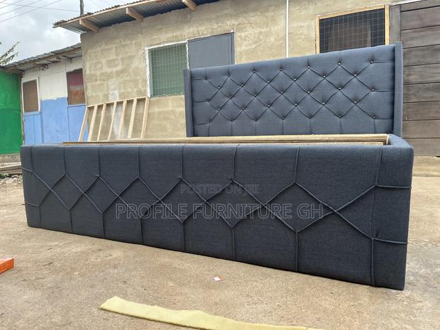 Dark Gray Queen Size 72x75 Bedframe// Luxurious And Durable