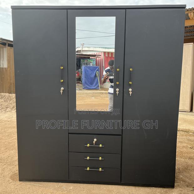 Black 3in1 Wardrobe Very Strong And Durable//Luxurious And Durable