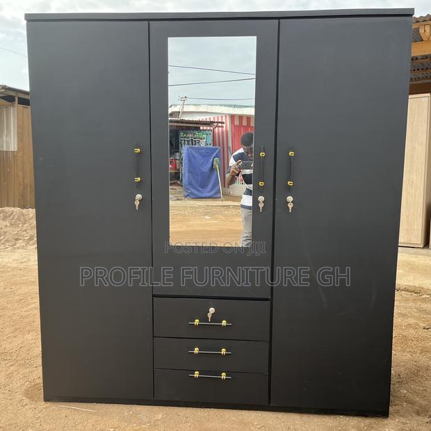 Black 3in1 Wardrobe Very Strong And Durable//Luxurious And Durable photo 2