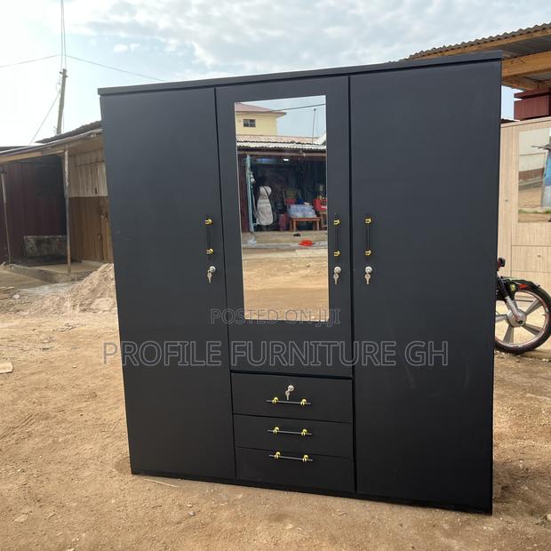 Black 3in1 Wardrobe Very Strong And Durable//Luxurious And Durable photo 3