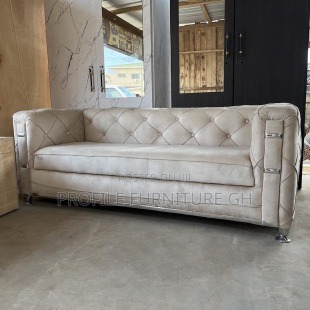 3in1 Sofa Cream Color/Very Strong And Durable//Luxurious And Durable photo 3