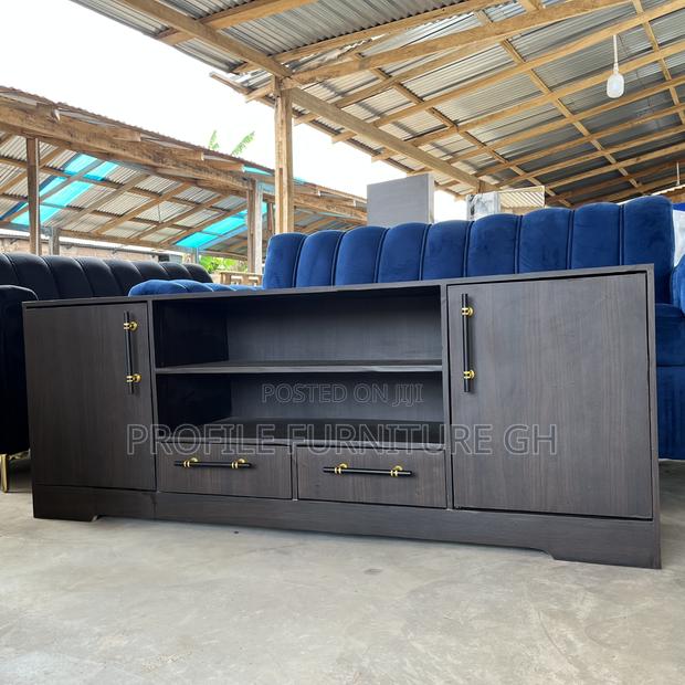 Tv Stand Coffee Color // Very Strong// Luxurious And Durable photo 3