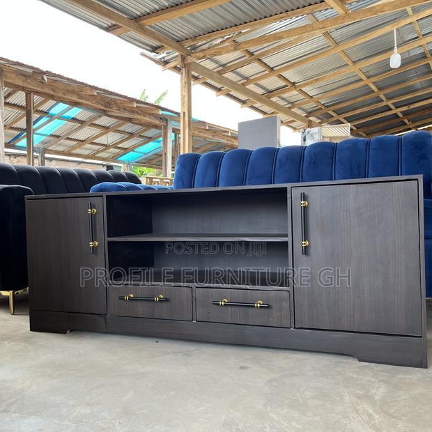 Tv Stand Coffee Color // Very Strong// Luxurious And Durable photo 2