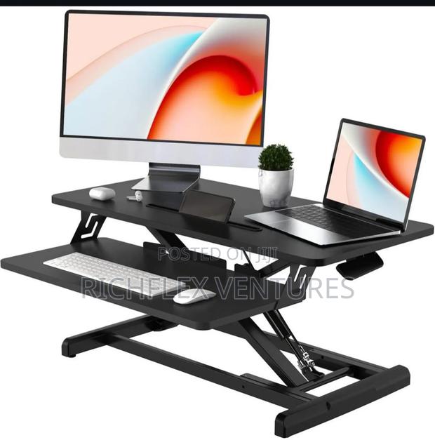 Adjustable Sit and Stand Workstation/Desk · Photo 3