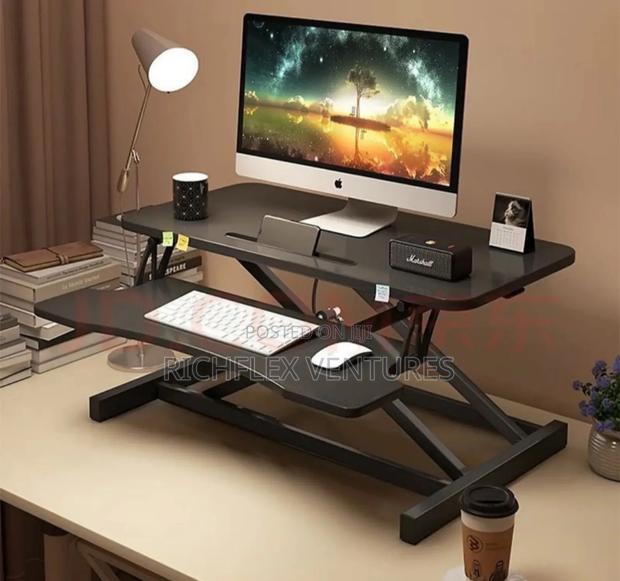 Adjustable Sit and Stand Workstation/Desk · Photo 1