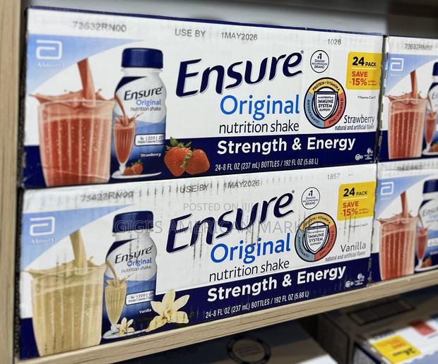 Ensure Original Nutrition Shake. 24 30pck