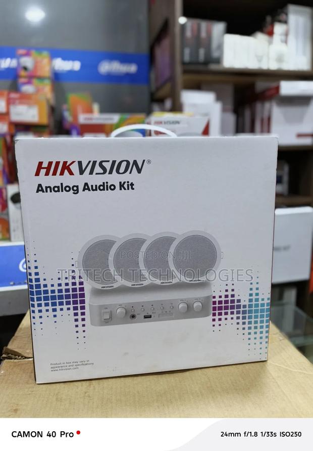 Hikvision Analog Audio Kit + 60w +Amplifier+Ceiling Speaker · Photo 3