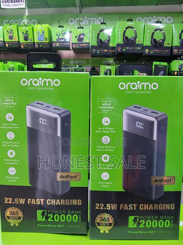 Oraimo Powernova Q31 30000mah 22.5w Power Bank · Photo 4