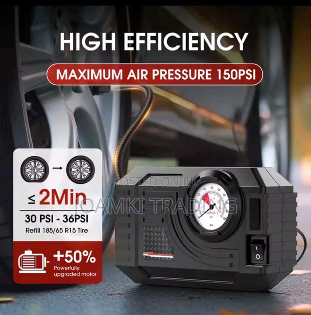 Carsun Mini Air Pump Tyre Inflator Portable Compressor Wired photo 2