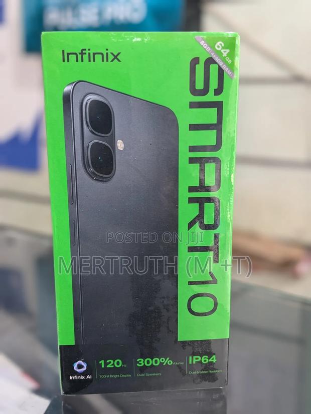 New Infinix Smart 10 128 GB Black