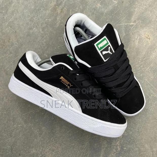 Puma Suede Big Laces Black White · Photo 3