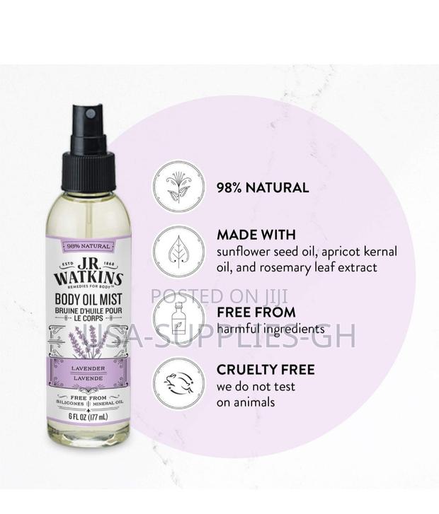 J.R.Watkins Natural Body Oil Mist, Lavender, 6 Oz, From Usa photo 2
