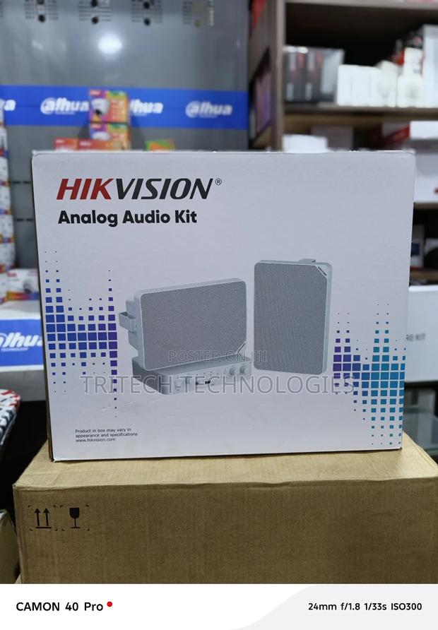 Hikvision 60w Analog Amplifier Kit + 2*20w Cabinet Speaker · Photo 2