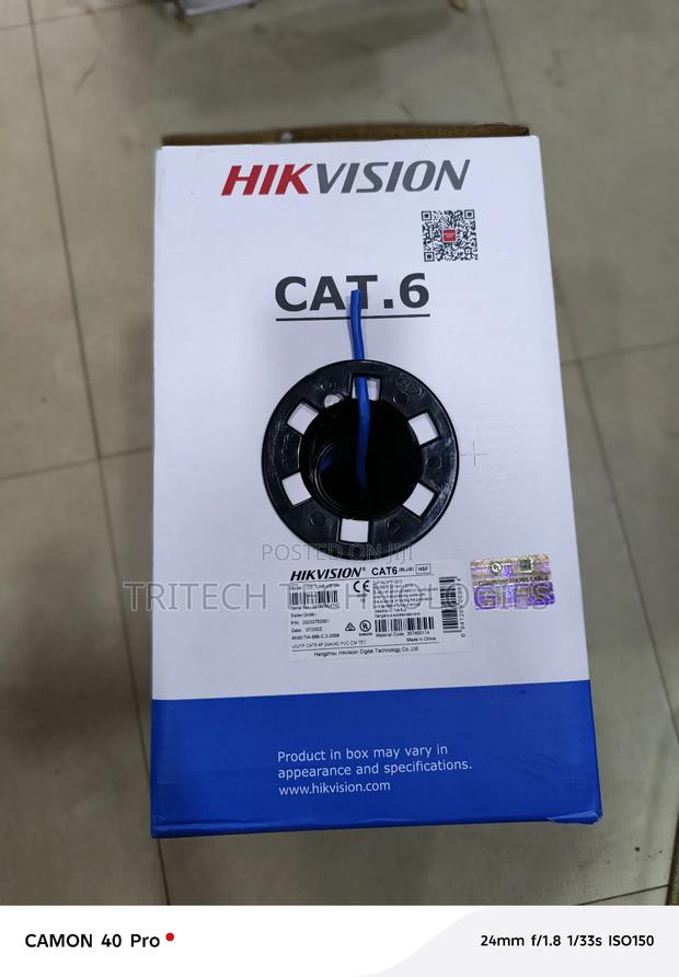 Hikvision Ds-1ln6-Ue-W 305m Cat6 Utp Network Cable Copper · Photo 4