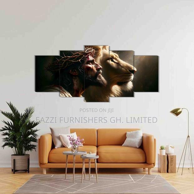 Lion of Judah Christian Wall Arts Canvas 3d Panels Frames · Photo 2