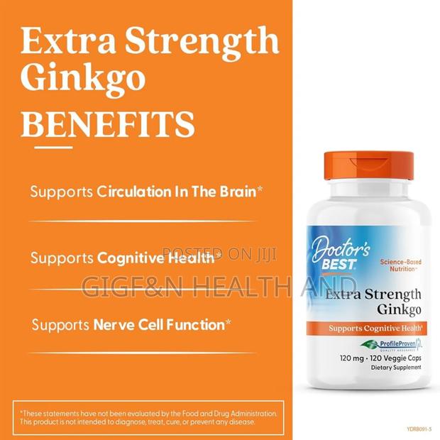 Extra Strength Ginkgo Biloba, 120mg(Blood Flow Mental Health)