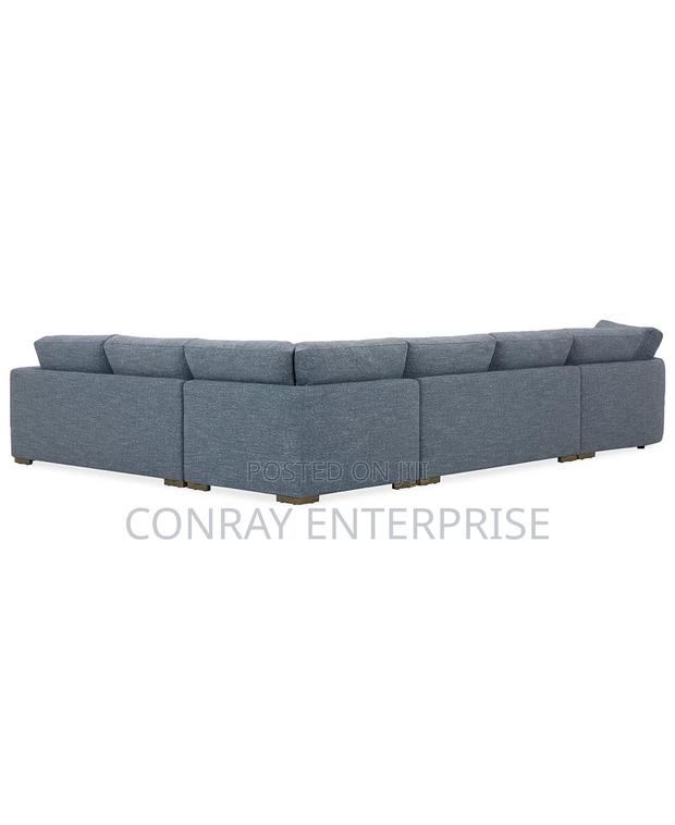 Vasher 166” 4-Pc Fabric Sectional Sofa With Cuddler. photo 7