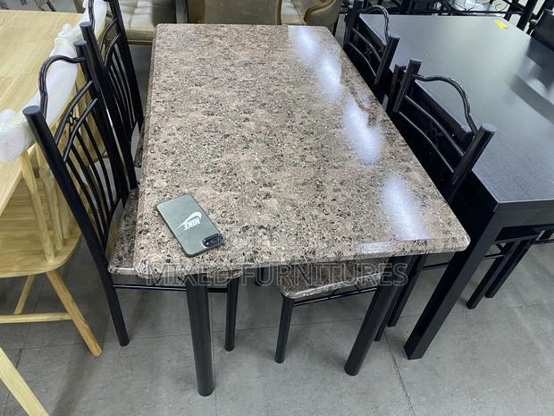 Wooden Dining Sets With Metal Frame · Photo 3