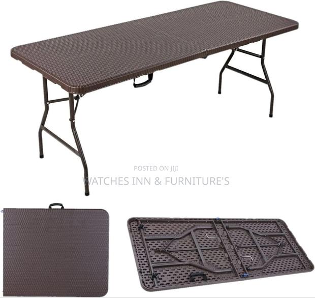 Brown Event Conference Foldable Table 180cm · Photo 2