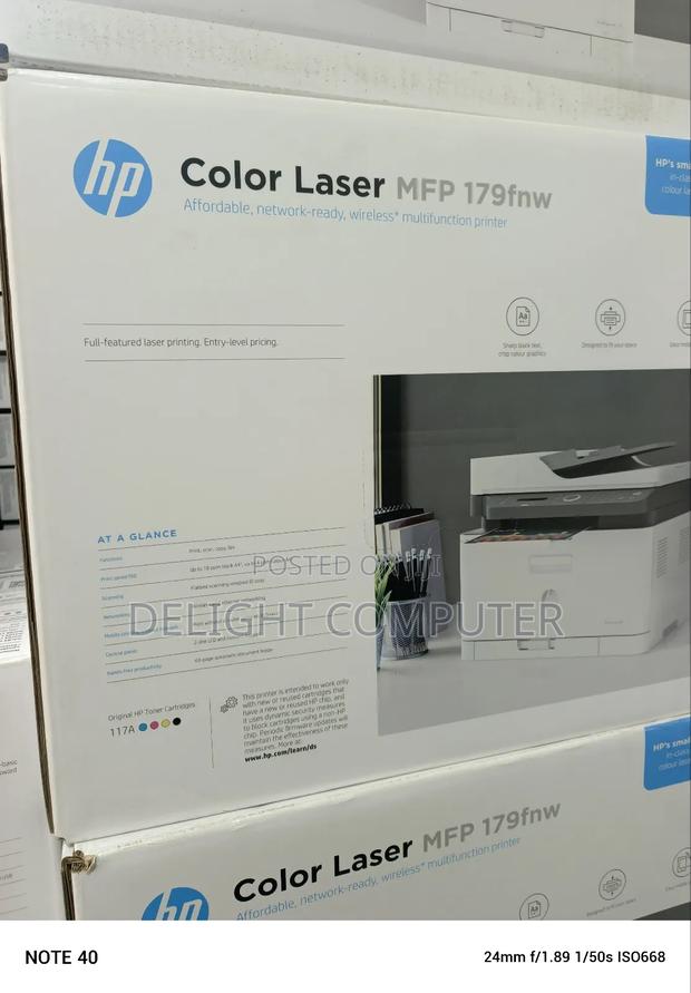 HP Color Laser MFP 179fnw, Print, Copy, Scan, Fax, Scan · Photo 2