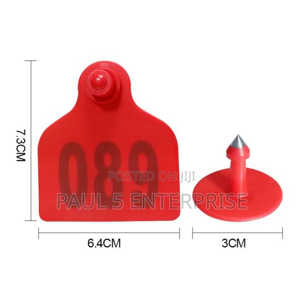 100pics Cow Ear Tags for Identification photo 2