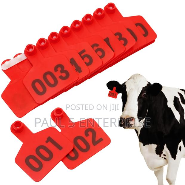 100pics Cow Ear Tags for Identification