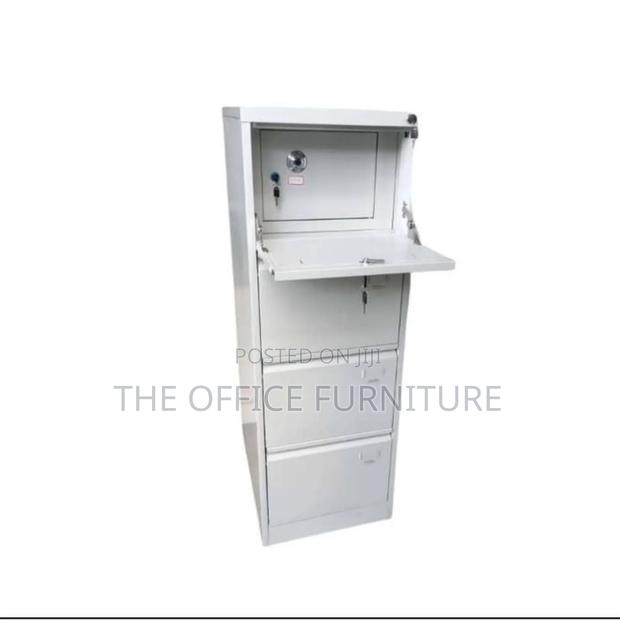 Three(3) Drawers Cabinet With Safe