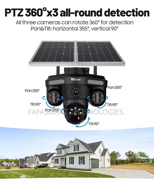 3 Lens 4g Solar Camera photo 4