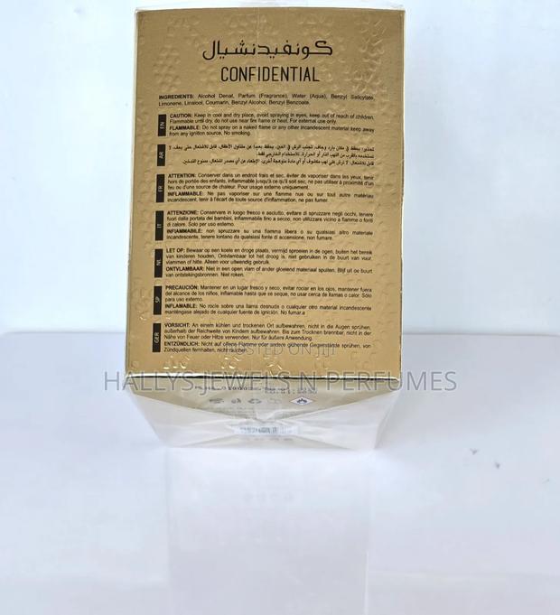 Confidential Private Gold Perfume by Lattafa, 100ml, Unisex · Photo 3