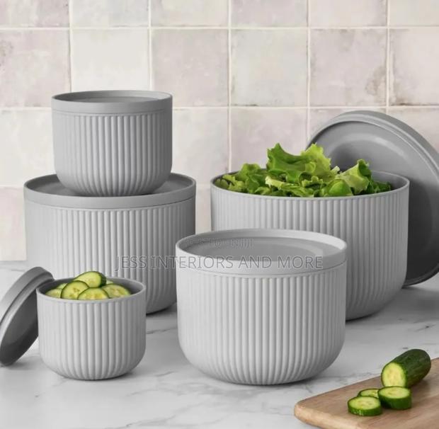 Member's Mark 10-Piece Serving Bowl Set (Gray)