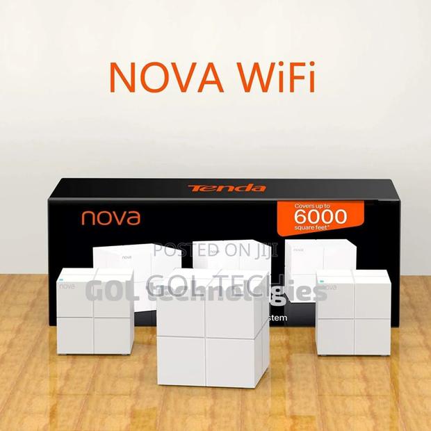 Tenda Nova Mw6 3packs Wifi Mesh 6000 Square Feet High Speed · Photo 4