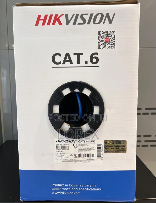 Hikvision 305m Cat6 Utp Network Cable Pure Copper 1ln6-Ue-W · Photo 4