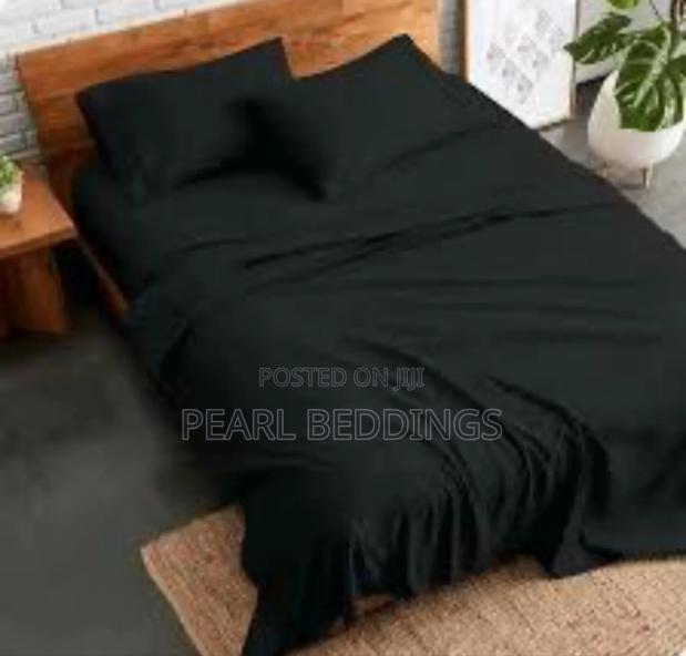 Premium Luxurious 100% Quality Plain Cotton Bedsheets Set photo 14