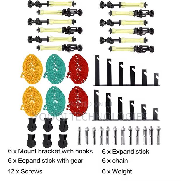 6 Roller Wall Mount Manual Background Support photo 2