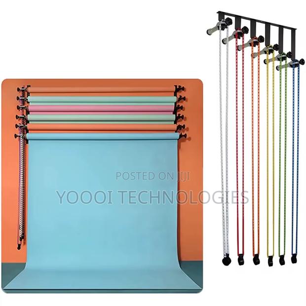 6 Roller Wall Mount Manual Background Support