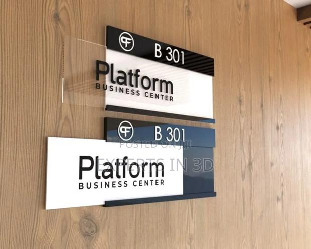 Door Label/Office Branding