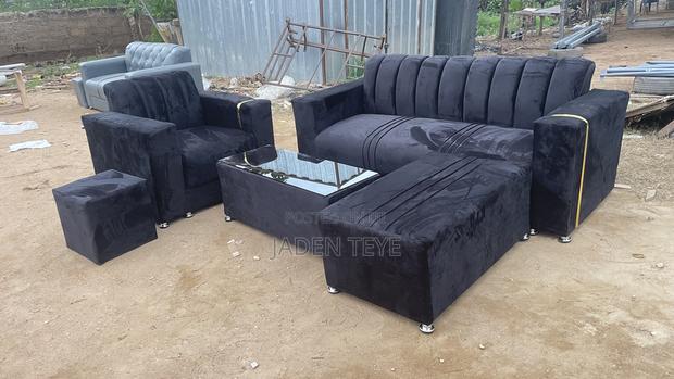 Black Fabric 3 in One and Single Set photo 2
